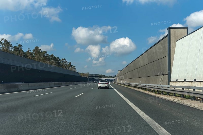 Noise barriers on the A 6