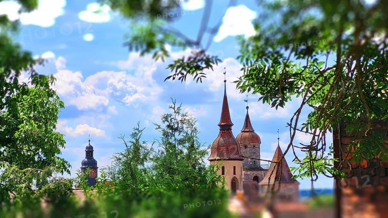 The collegiate church is a sight in the historic centre of the old town. Feuchtwangen