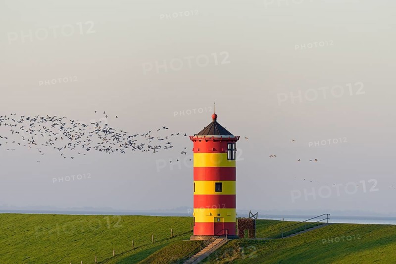 Pilsum lighthouse in the morning light