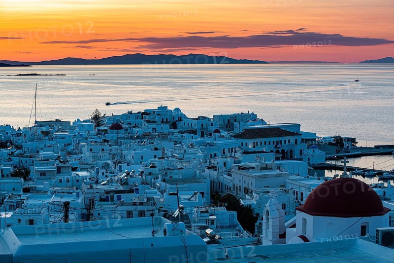 Sunset over Horta