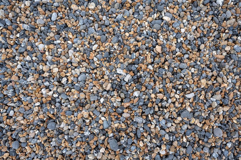 Round cut pebbles