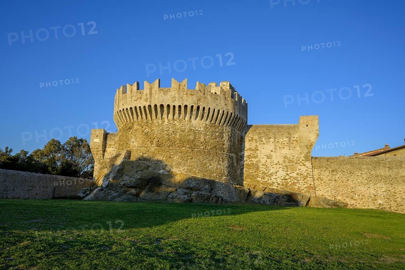 Fortress wall in the evening light