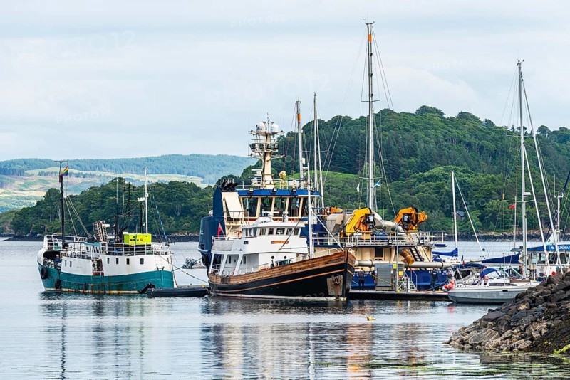 Boats in Tobermory