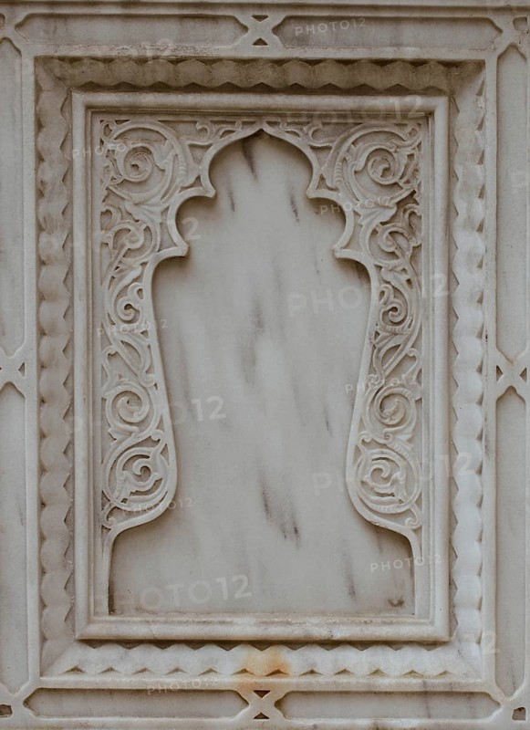 Ottoman marble carving art in detail
