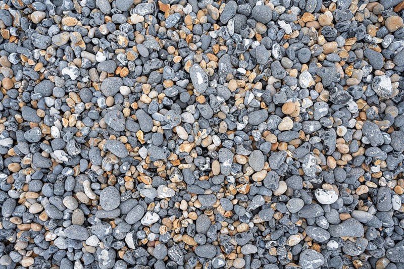 Round cut pebbles