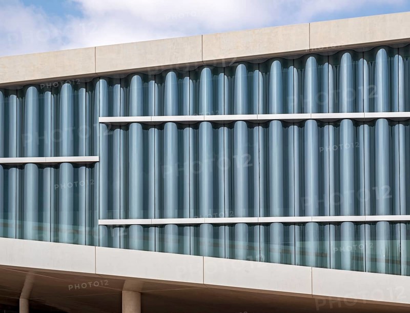 Qatar National Library building in Doha