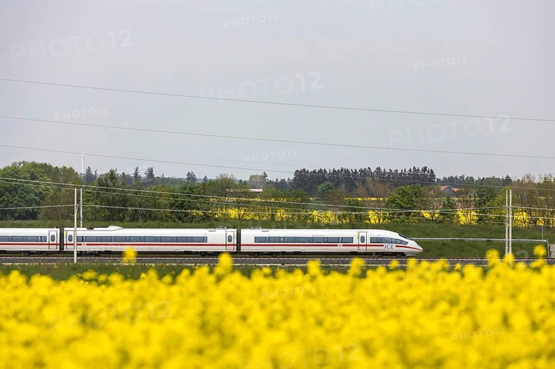 InterCityExpress of Deutsche Bahn AG on the new Wendlingen-Ulm line