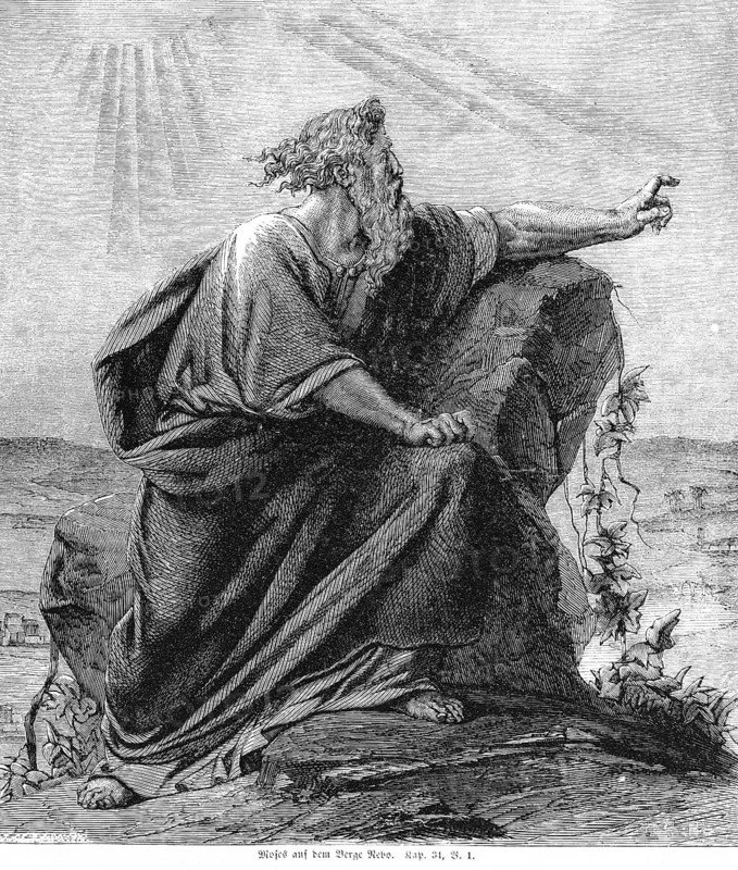 Moses on Mount Rebo