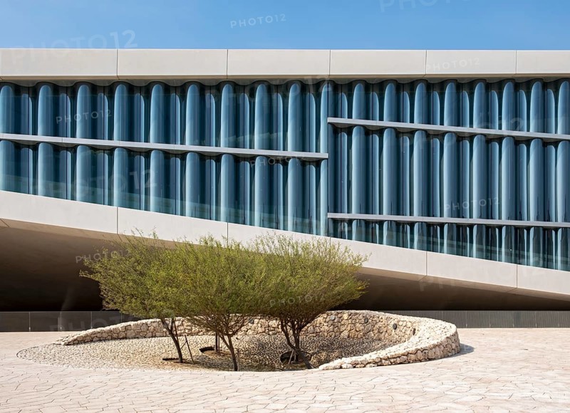 Qatar National Library building in Doha
