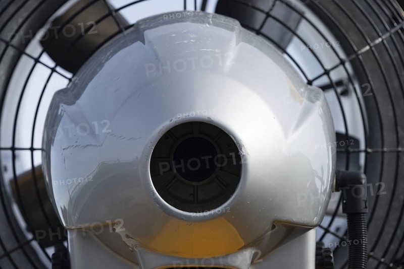 Rear view with fan