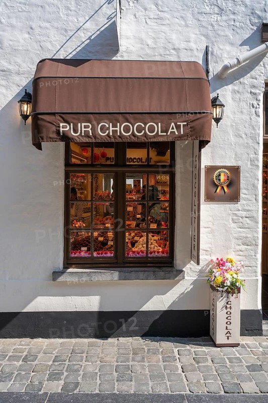 Window of a chocolaterie
