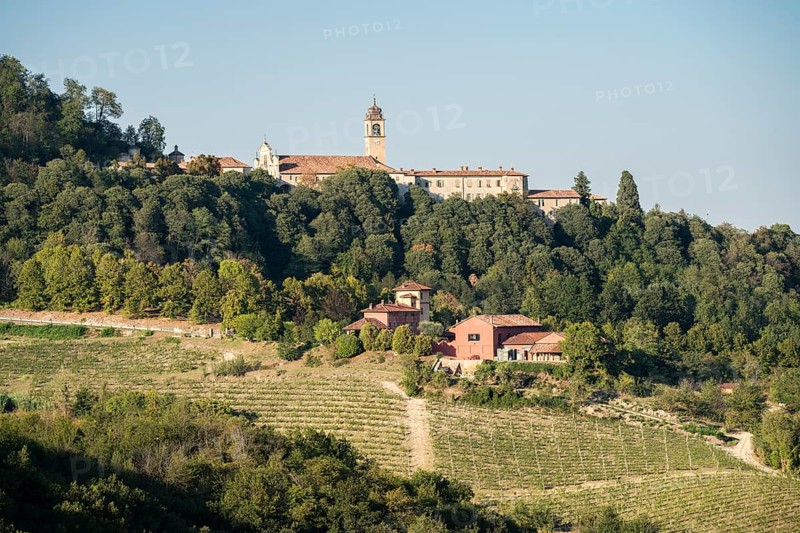 The Sacro Monte Serralunga di Crea with the Sanctuary of Santa Maria Assunta