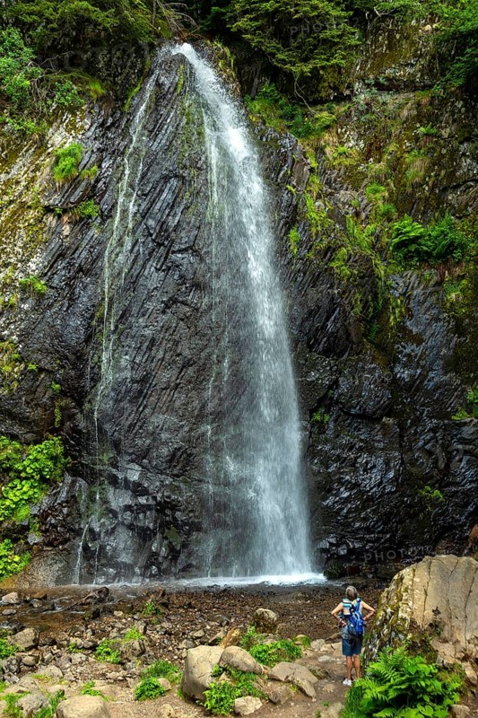 Queureuilh waterfall near Le Mont Dore