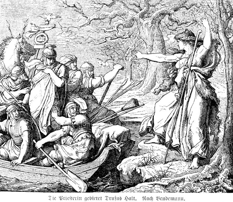 The Priestess commands Drusus to stop