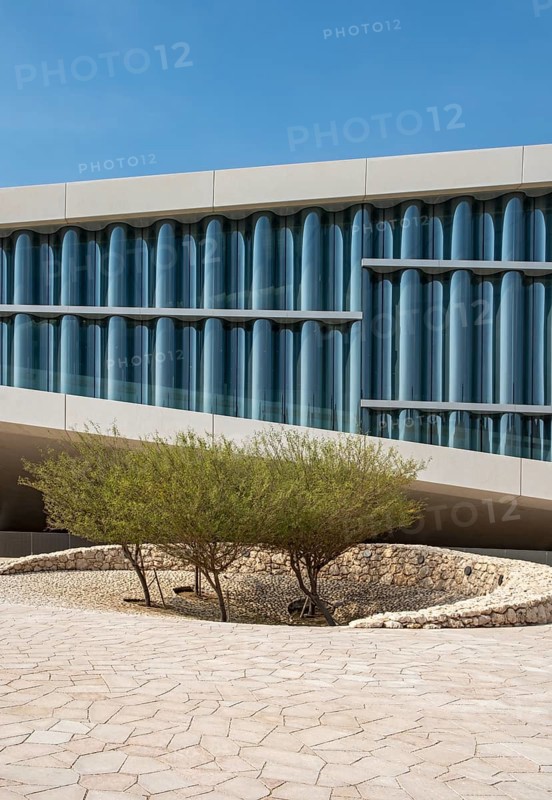 Qatar National Library building in Doha