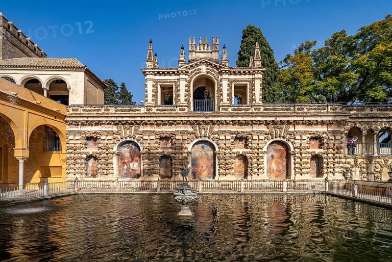 The Grotto Gallery Galeria del Grutesco and the Mercury Pond or Estanque Del Mercurio