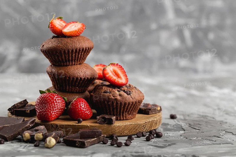 Beautiful delicious dessert concept