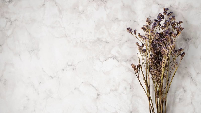 Bouquet lavender with copy space