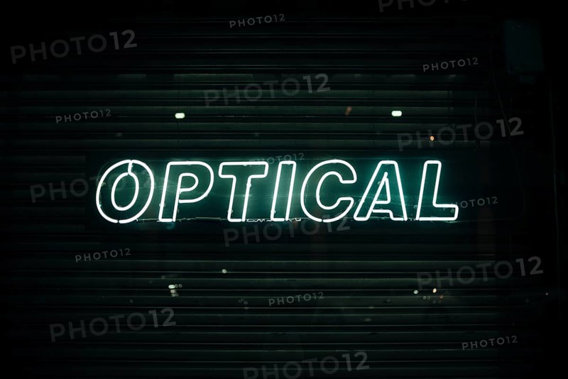 Optical sign neon lights