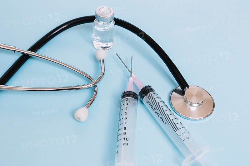 Stethoscope syringes