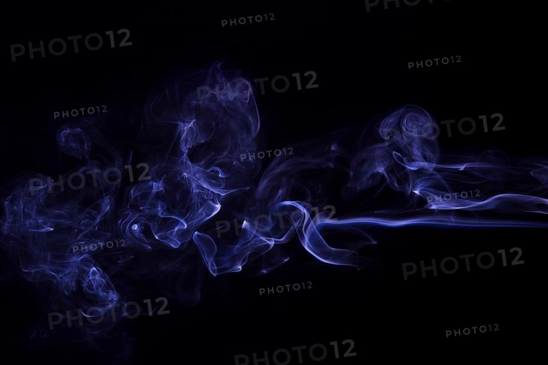 Movement purple smoke abstract black background