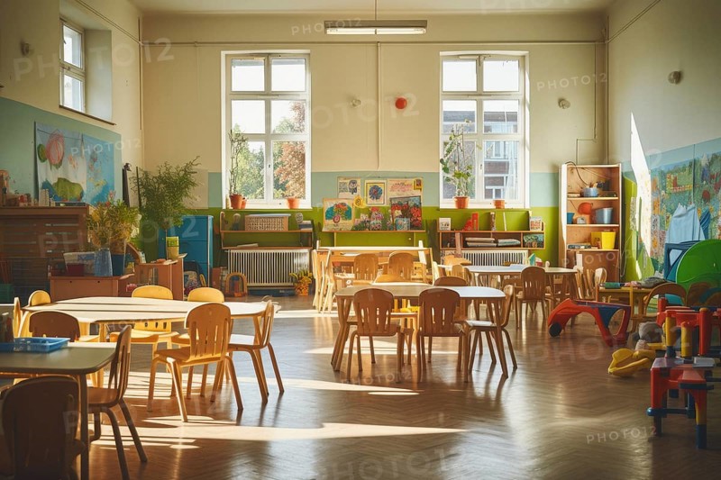 Kindergarten bright room