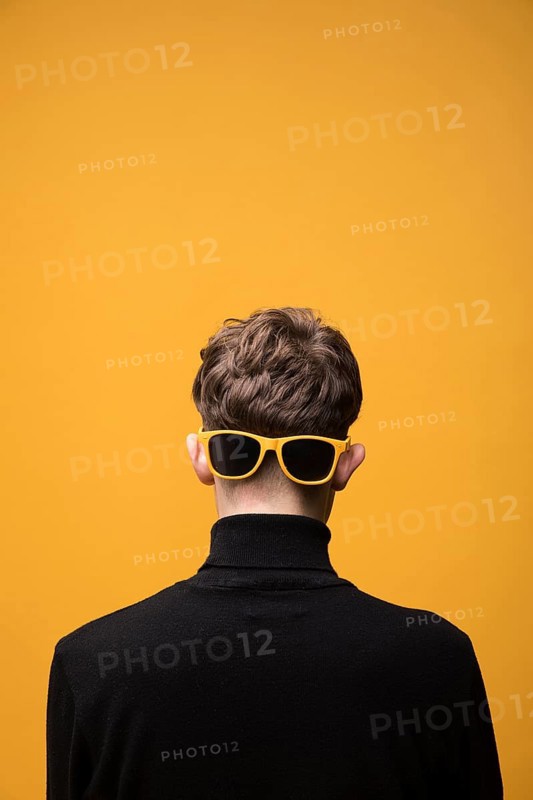 Portrait fashionable boy from