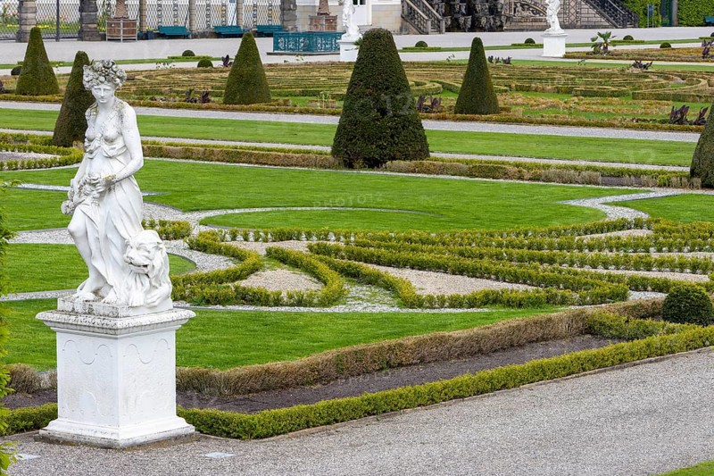 Baroque sculptures in Herrenhaeuser Gardens