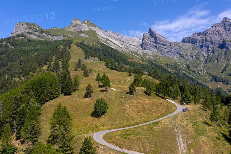 Alp Loutze in the Ovronnaz hiking area