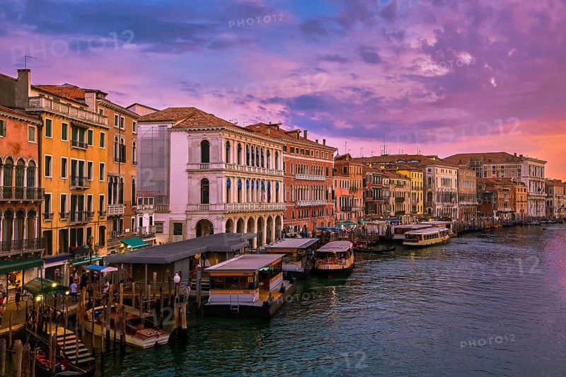 Sunset view of Grand Canal