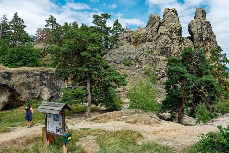 Rock formation Drei Zinnen
