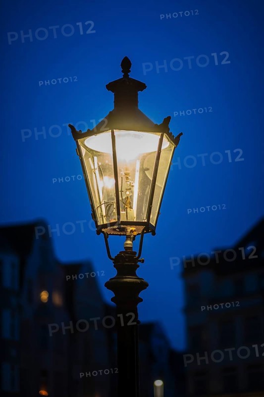 A gas lantern in Duesseldorf