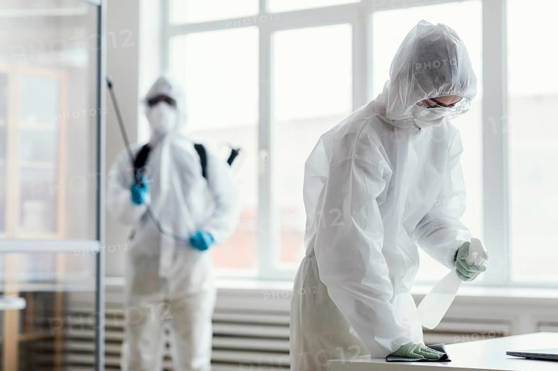 People protective equipment disinfecting