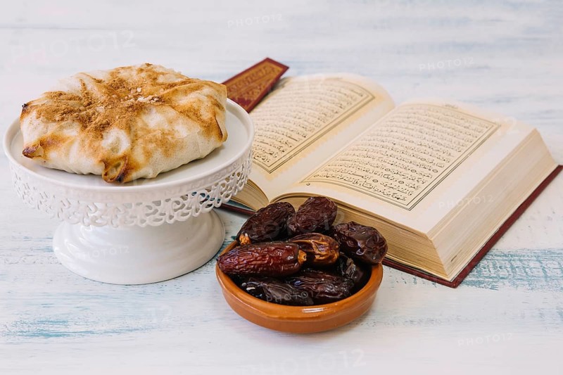 Arabian food composition ramadan quran