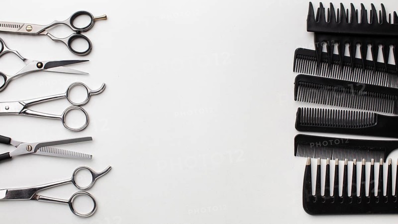 Set combs scissors