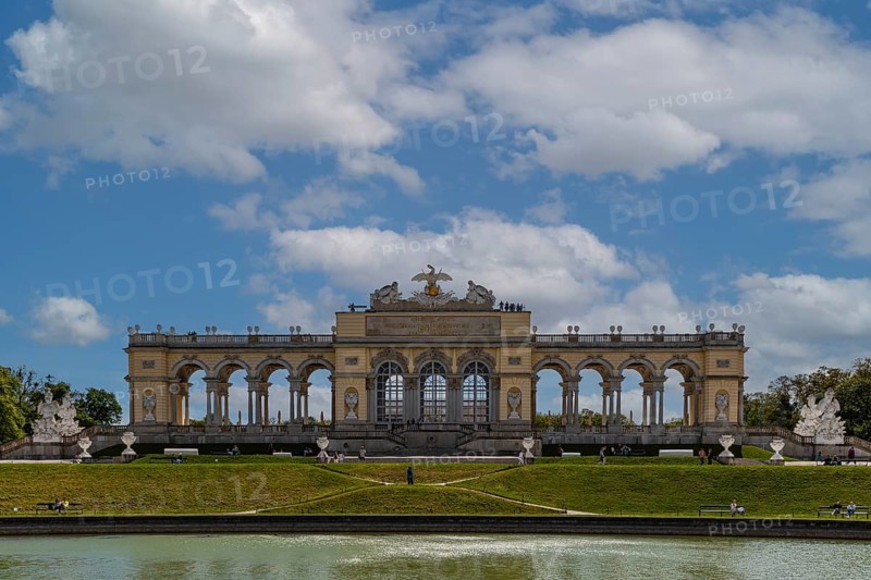 Early Classicist collonade Gloriette