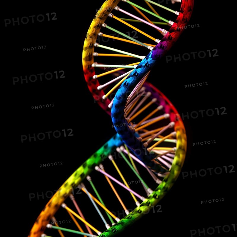 Symbolic image DNA double helix