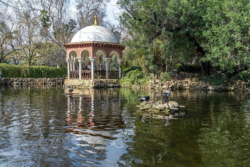 King Alfonso Xii Pavilion in Maria Luisa Park
