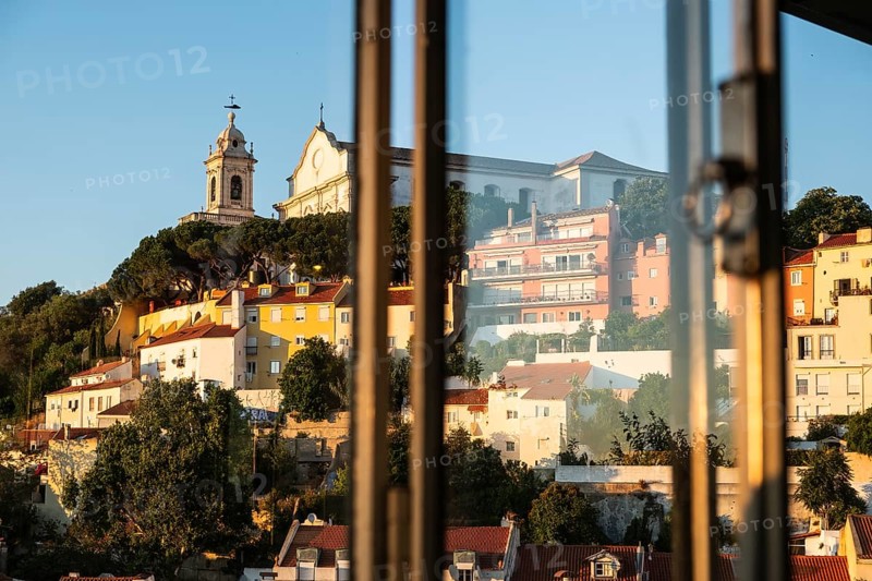 View of the Igreja da Graca in the evening light