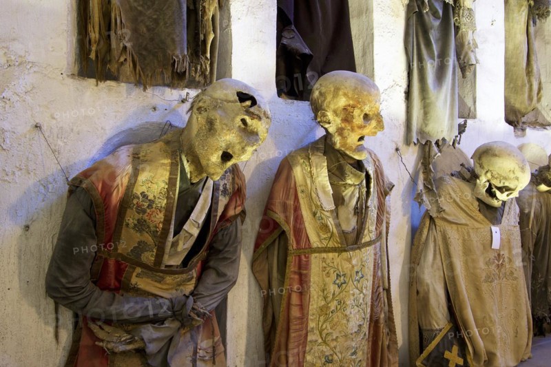Two mummies of priests