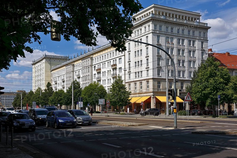 Post-Stalinist architecture in the city centre of Magdeburg