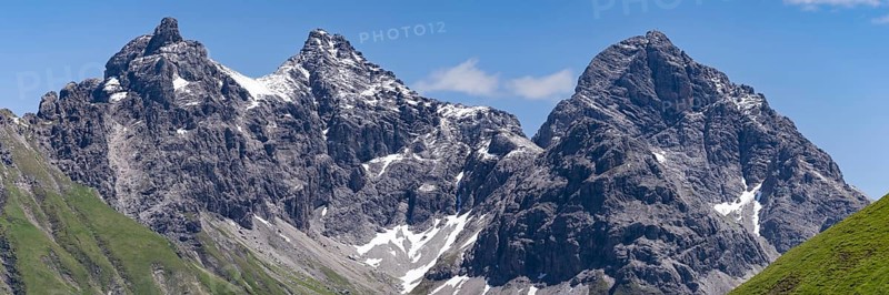 Panorama from Wildengundkopf to Oefnerspitze