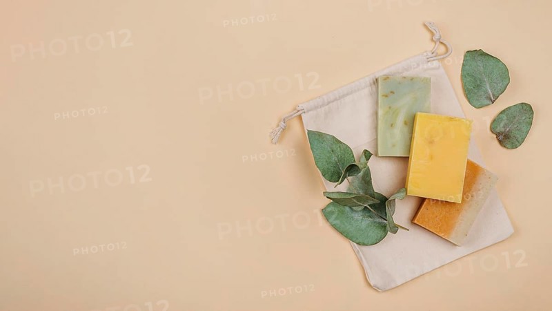 Homemade soap blocks