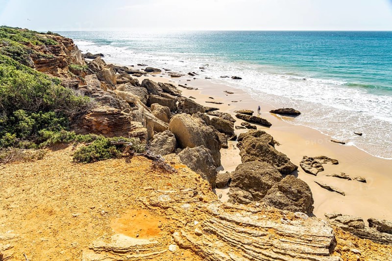 The Calas de Roche beach coves near Conil de la Frontera