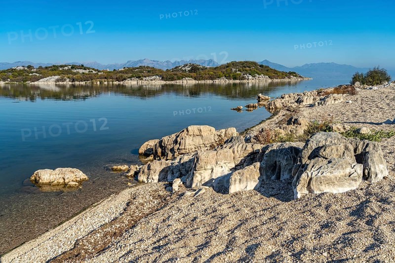 Lake Scutari beach near the village of Donji Murici