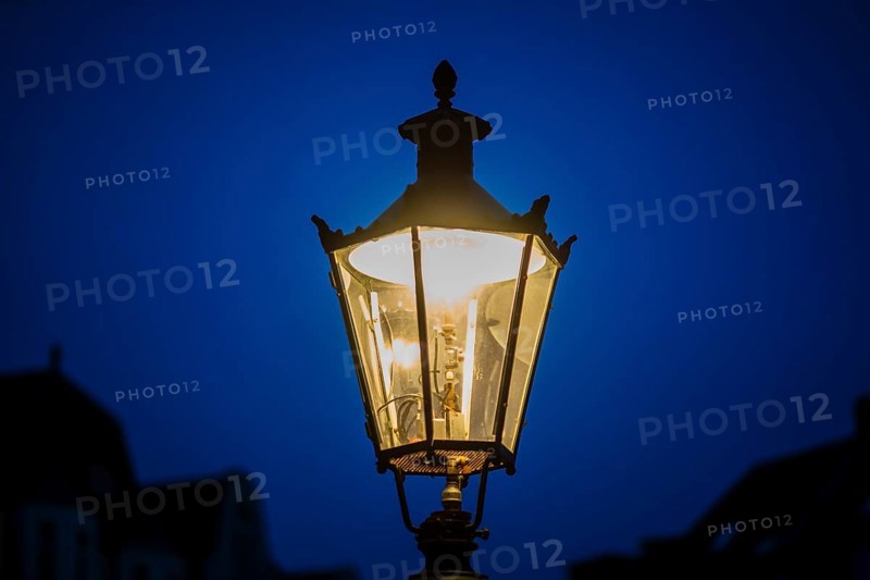 A gas lantern in Duesseldorf