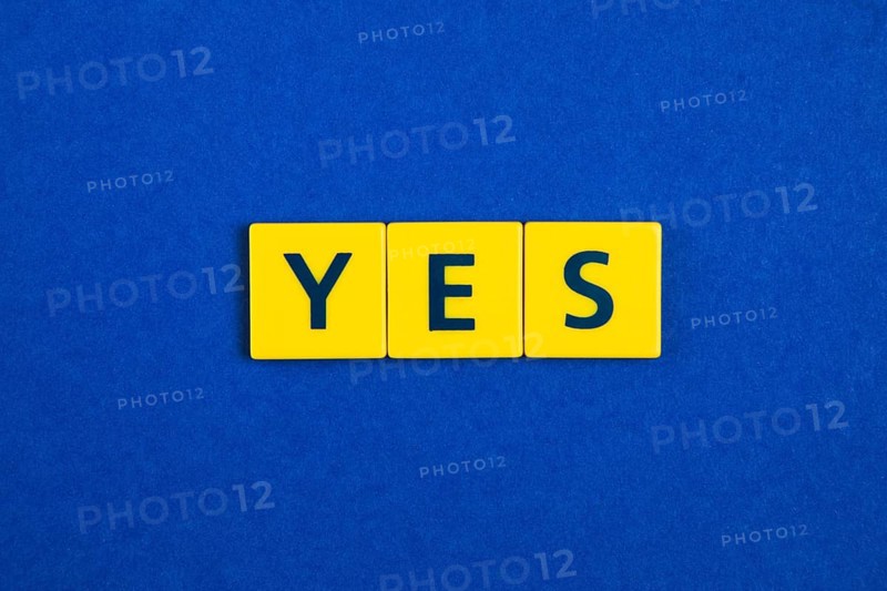 Yes word yellow tiles