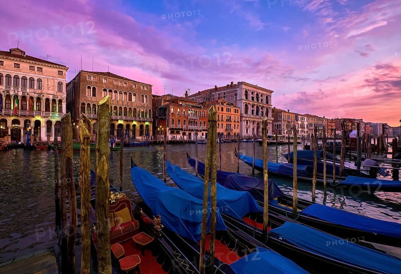 Sunset view of Grand Canal