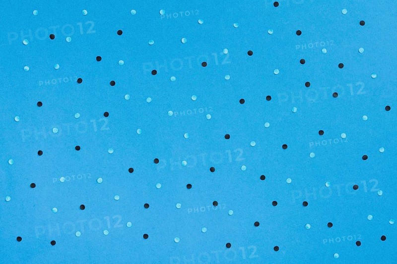 Top view blue background dots