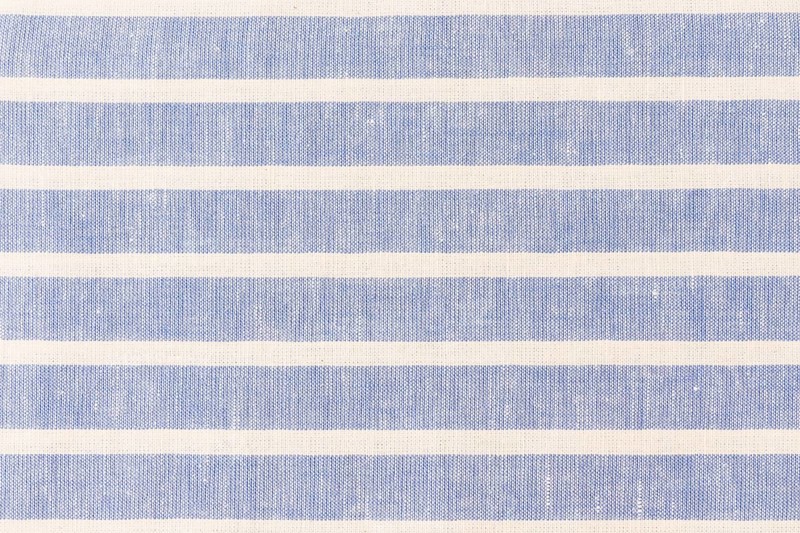 Texture linen cloth with white stripes
